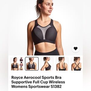 Royce Aerocool Sports Bra NWT